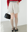 ベルト付きショートパンツ