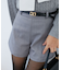 ベルト付きショートパンツ