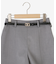 ベルト付きショートパンツ
