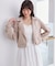 ◎カップ付きシャーリングキャミ