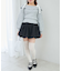 ビジューオフショルニット