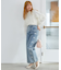 リボンビジューデニムパンツ