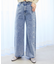 リボンビジューデニムパンツ