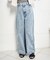 リボンビジューデニムパンツ