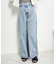 リボンビジューデニムパンツ
