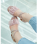 シアーギャザーサンダル