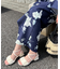 シアーギャザーサンダル