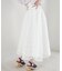 ハイウエストバックレースアップスカート