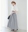 ハイウエストバックレースアップスカート