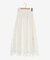 ハイウエストバックレースアップスカート