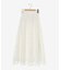 ハイウエストバックレースアップスカート