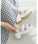 シアービジュー厚底サンダル