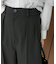 センタープレスタックワイドパンツ