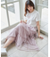 パール付きクロップドロゴTシャツ