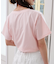 パール付きクロップドロゴTシャツ