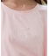 パール付きクロップドロゴTシャツ