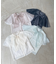 チュールレースボウタイケープブラウス