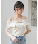 ◎オフショルダブルジップトップス