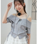 ◎オフショルダブルジップトップス