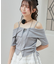 ◎オフショルダブルジップトップス