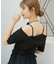 ◎オフショルダブルジップトップス