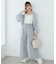 スリットビジュースウェットパンツ