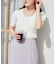 ハーフスリーブケーブルカーディガン