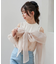 ∞タンクセットリボンシアーブラウス