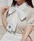 ∞リボンセットドッキング半袖ニット