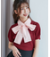 ∞リボンセットドッキング半袖ニット