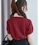 ∞リボンセットドッキング半袖ニット