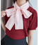 ∞リボンセットドッキング半袖ニット