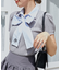 ∞リボンセットドッキング半袖ニット