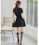 ∞リボンセットドッキング半袖ニット