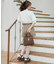 ベルト付きショートパンツ