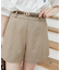 ベルト付きショートパンツ