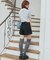 ベルト付きショートパンツ