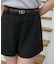 ベルト付きショートパンツ