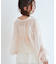 キラキラドロストシアーシャツ