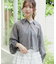 キラキラドロストシアーシャツ