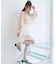サイドラッフルティアードミニスカパン
