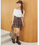 サイドラッフルティアードミニスカパン