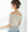 ∞ラメチュールオフショル半袖トップス