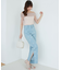 ∞ラメチュールオフショル半袖トップス