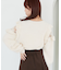 Ladyフリルシャギーニット