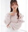 Ladyフリルシャギーニット