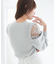 ショルダーレースシャギーニット