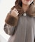 7wayファー×ビジューコート