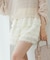 レースティアードショートパンツ