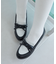 リボンヒールローファー